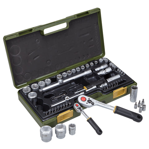 Socket Set for imperial sizes (65-piece)