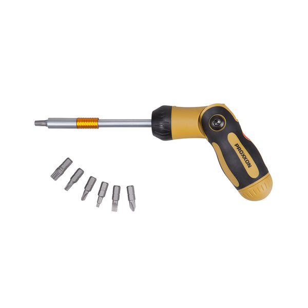 1/4“ Foldable screwdriver with ratcheting function