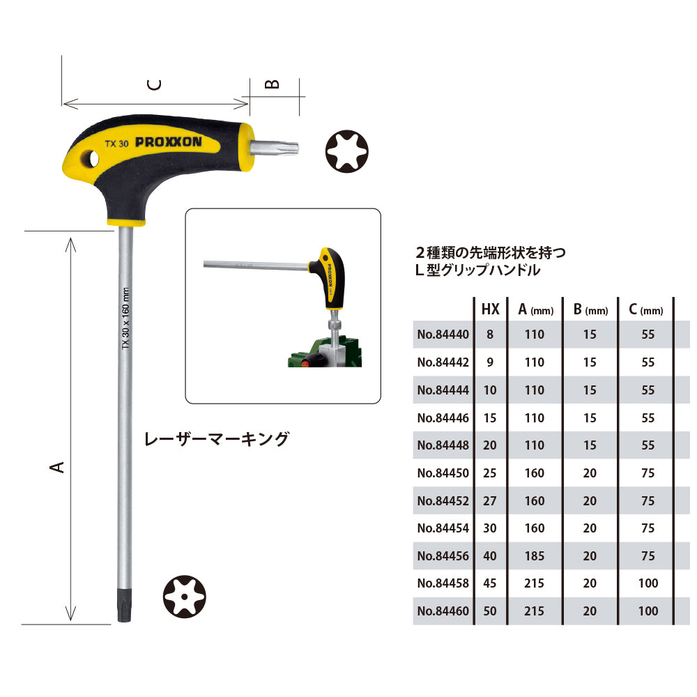 プロクソン Lグリップトルクスレンチ10点セット – PROX-TECH Co., Ltd.